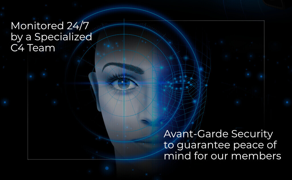 The Vault House uses the latest biometrics to guarantee a high level of security