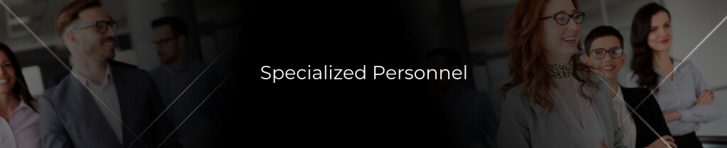 The Vault House specialized personnel